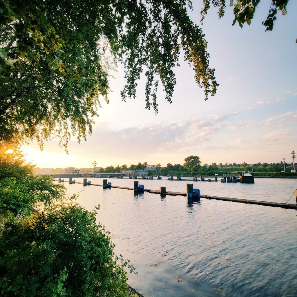 Sonnenuntergang an der Nordmole